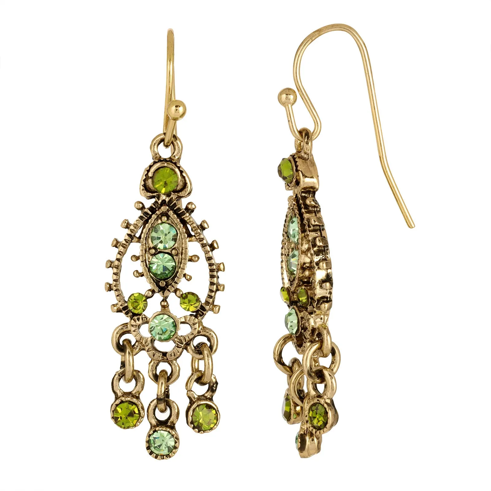 1928 Jewelry Moroccan Chandelier Tribal Earrings