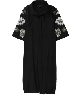 Alfani Womens Bungee Shirt Dress