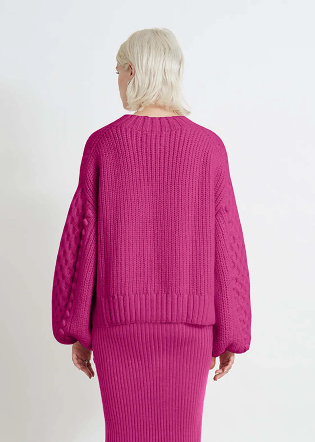 Aurora Sweater - Fuchsia