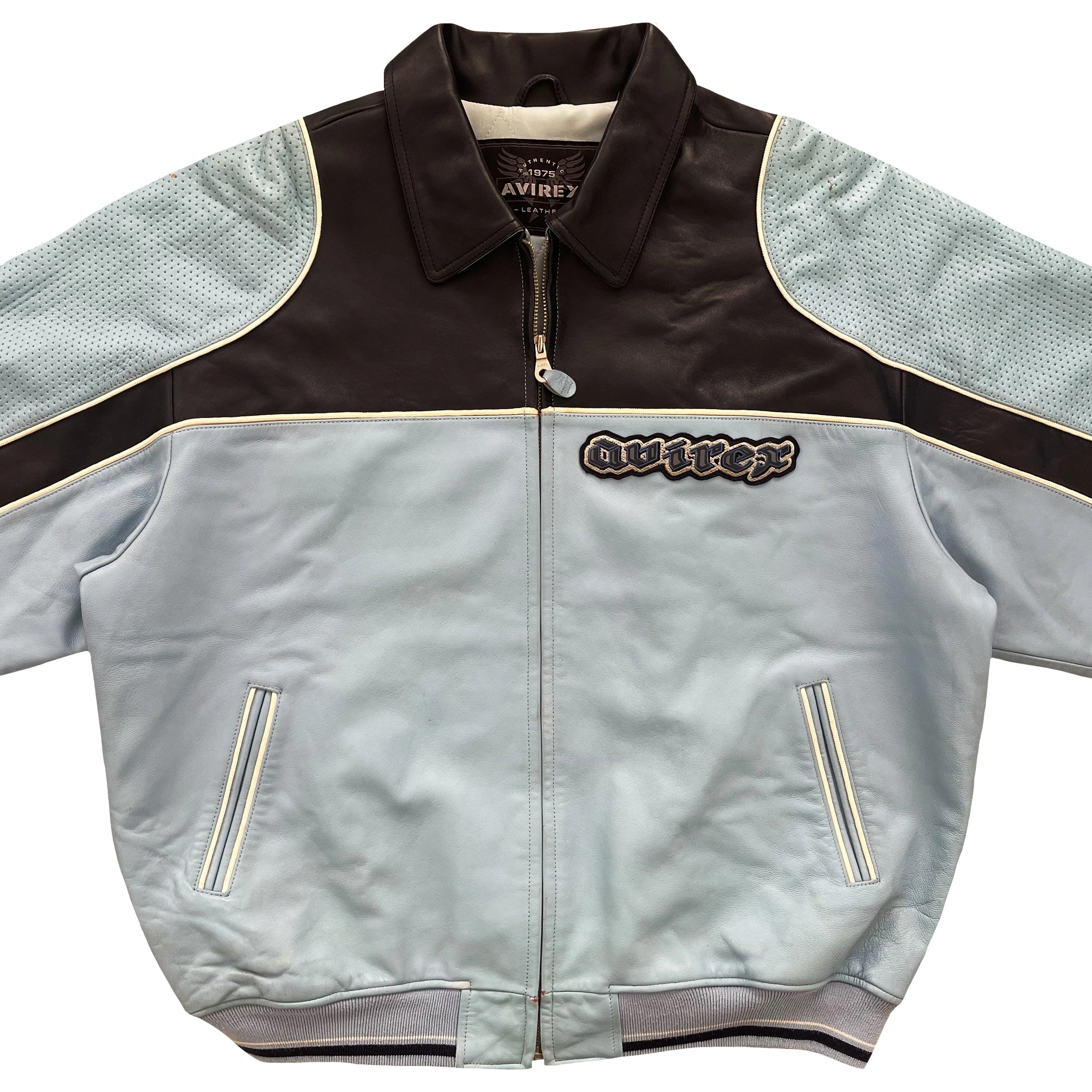 Avirex Leather Varsity Jacket