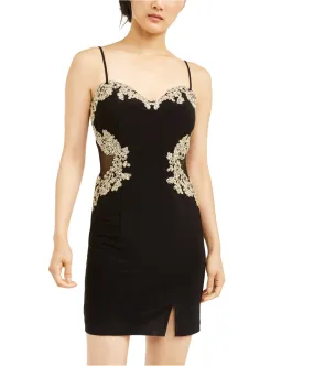 Bee Darlin Womens Embroidered Bodycon Dress