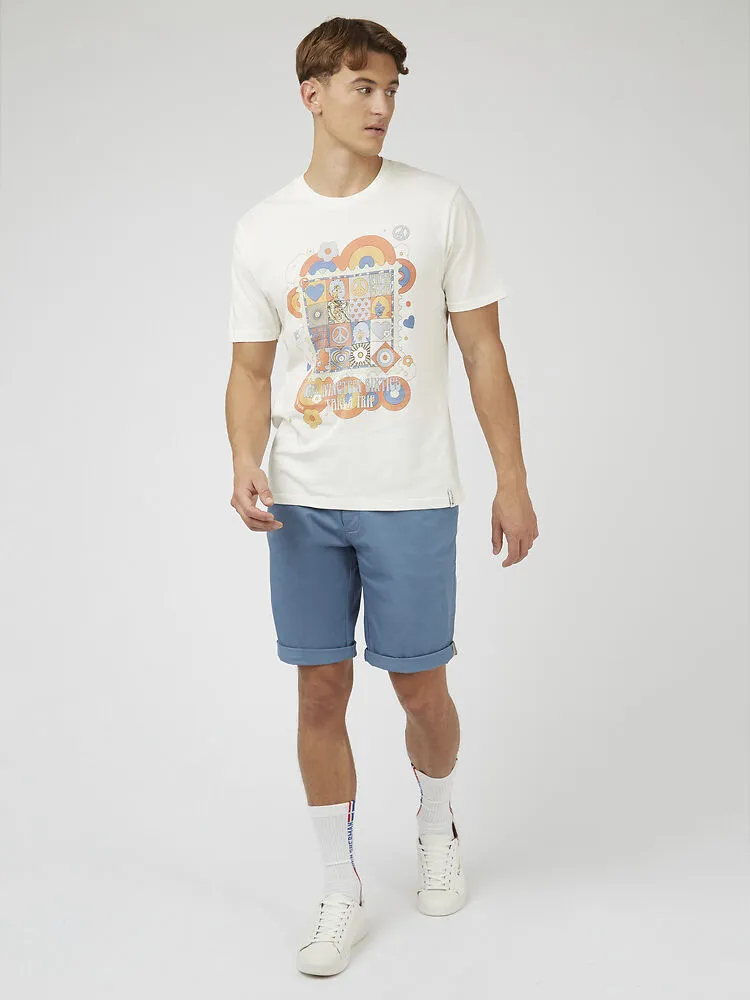 Ben Sherman - Anniversary Collection 1960'S Graphic Tee Ivory