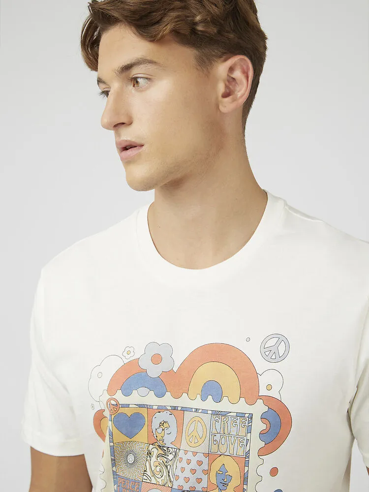 Ben Sherman - Anniversary Collection 1960'S Graphic Tee Ivory