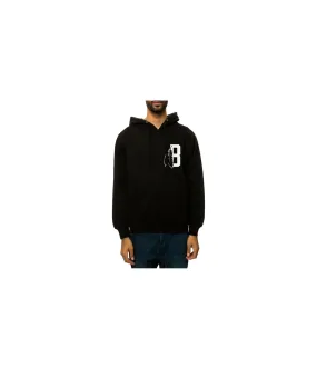 Black Scale Mens The Feather B Logo Fz Hoodie Sweatshirt, TW2