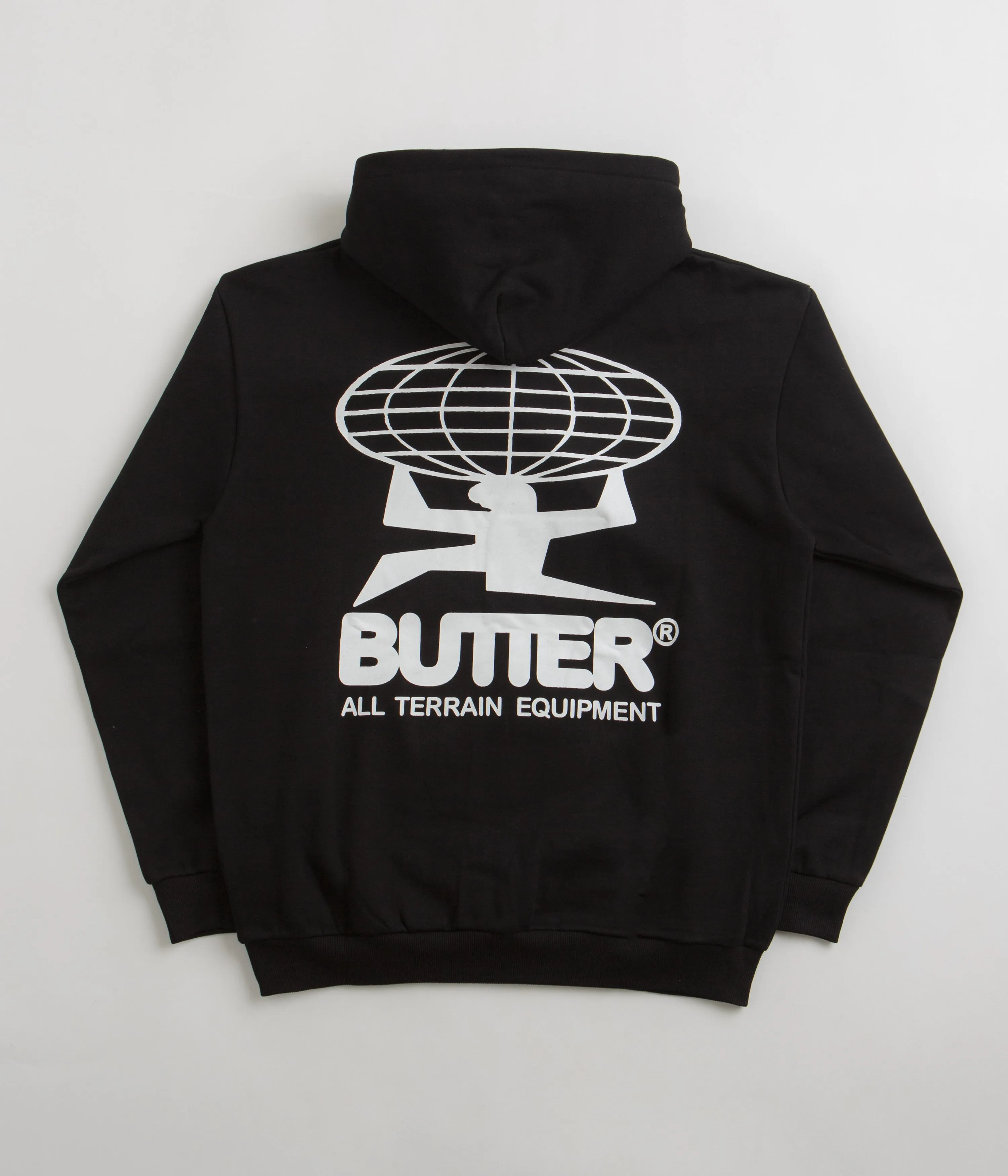 Butter Goods All Terrain Hoodie - Black / White