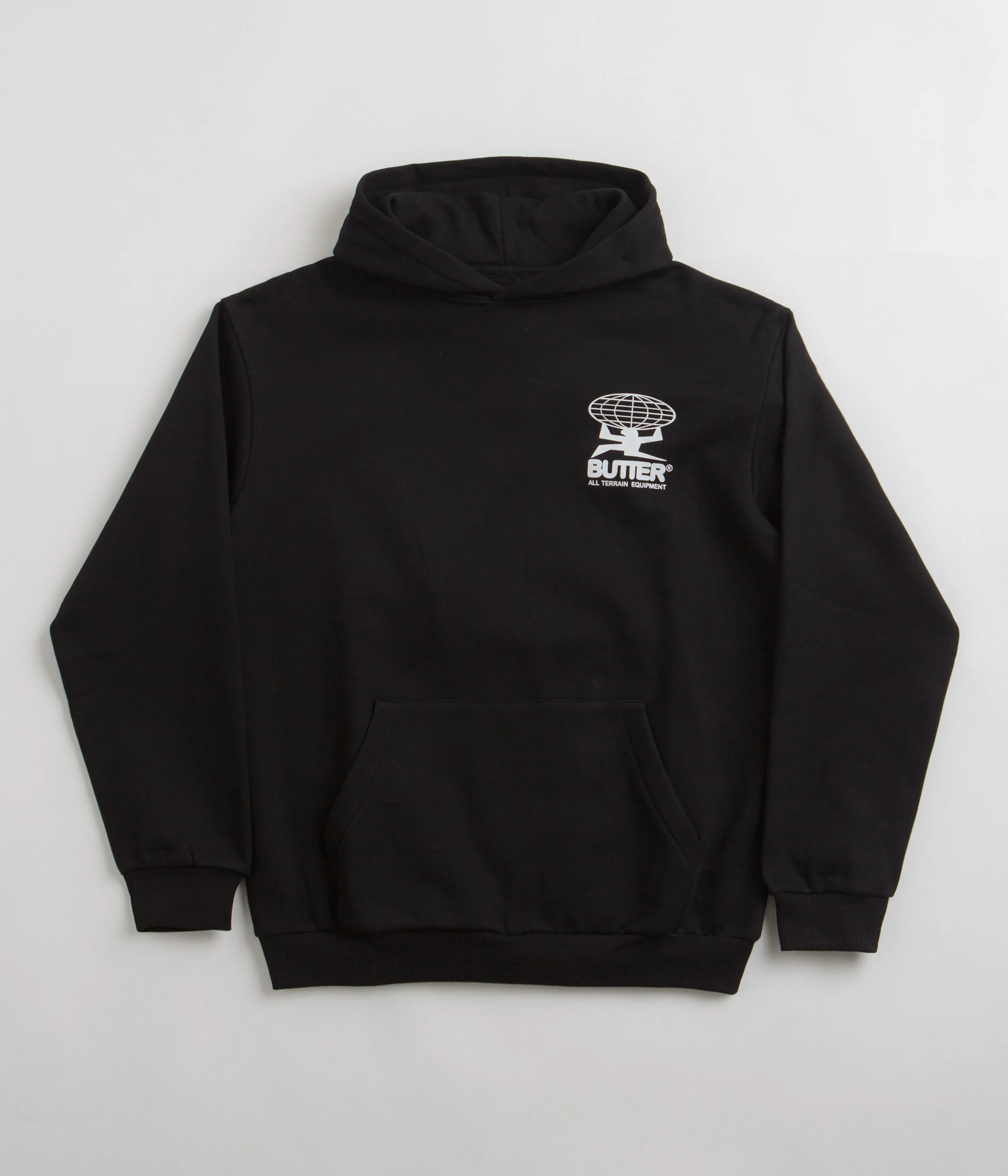 Butter Goods All Terrain Hoodie - Black / White