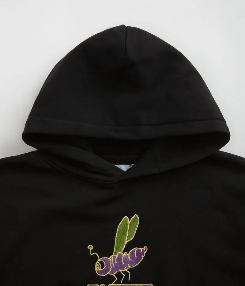 Butter Goods Dragonfly Embroidered Hoodie - Black