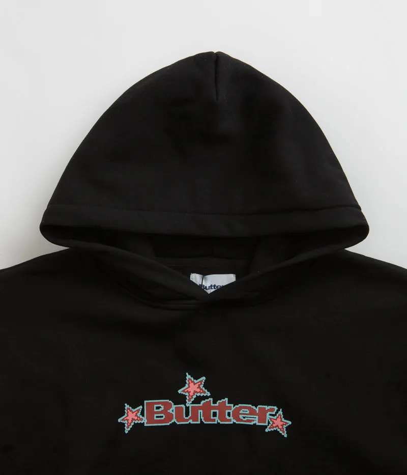 Butter Goods Star Logo Hoodie - Black