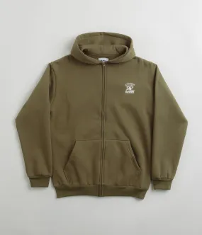 Butter Goods Terrain Zip-Thru Hoodie - Army