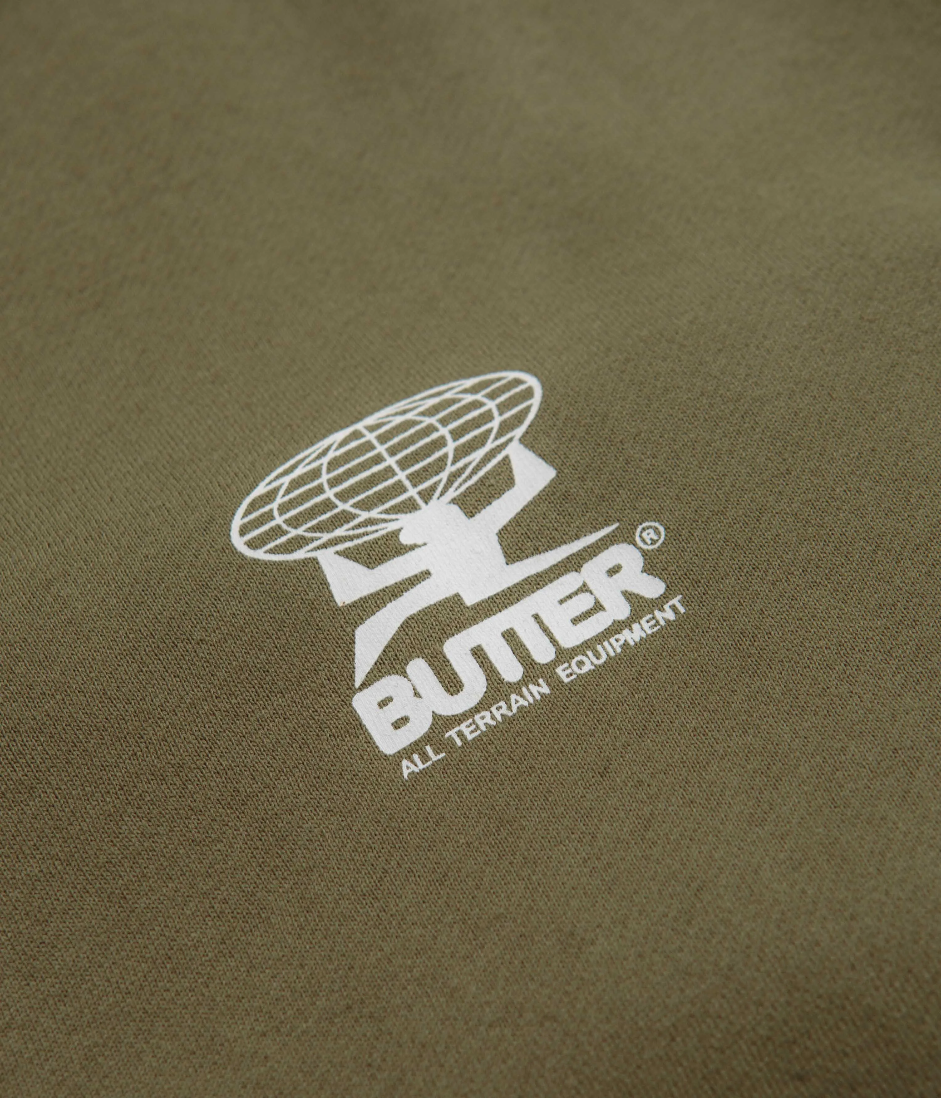 Butter Goods Terrain Zip-Thru Hoodie - Army