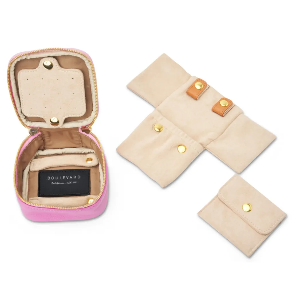 CAMILLA LEATHER JEWELRY CASE - BY BOULEVARD