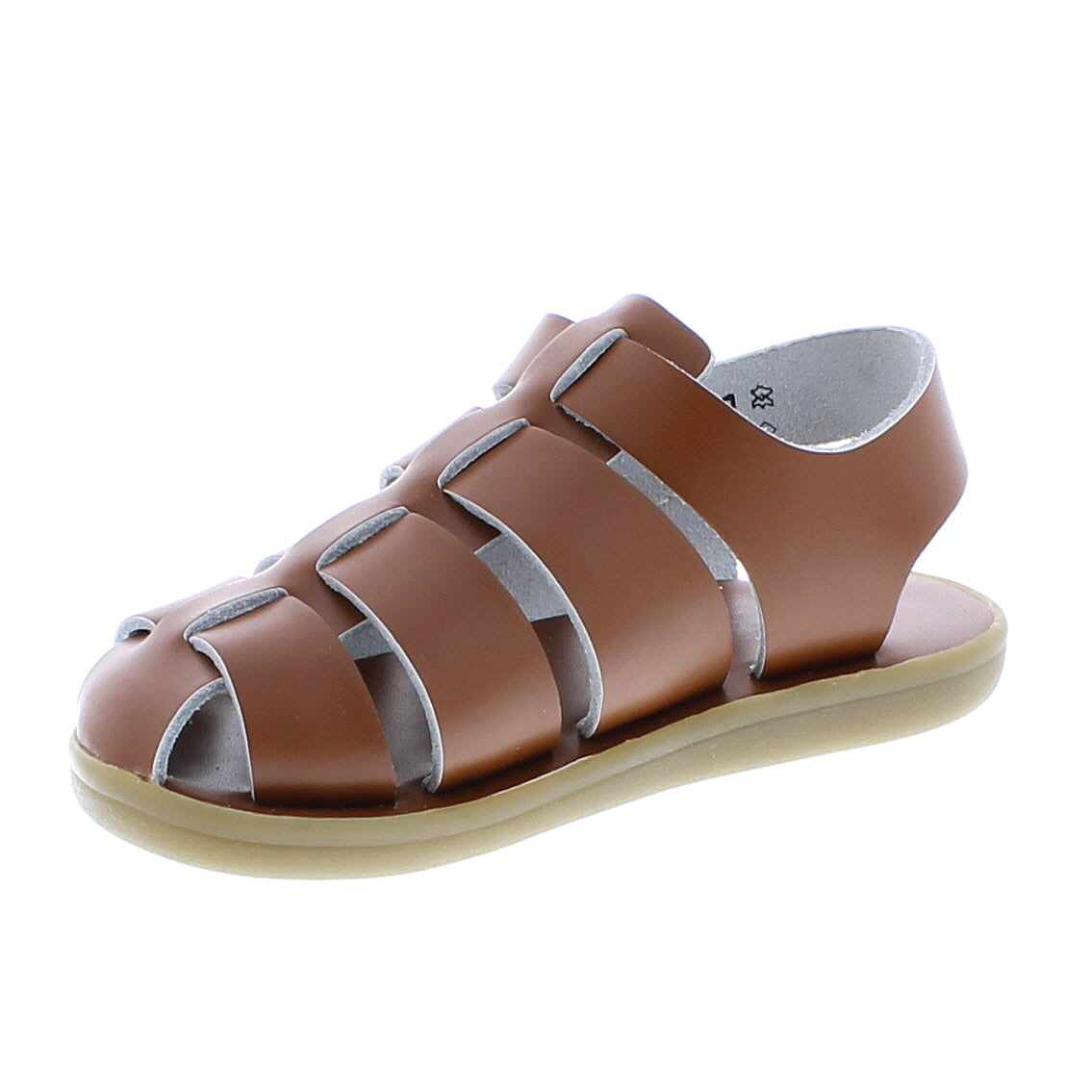 Captain Fisherman Kid's Sandal - Tan Leather