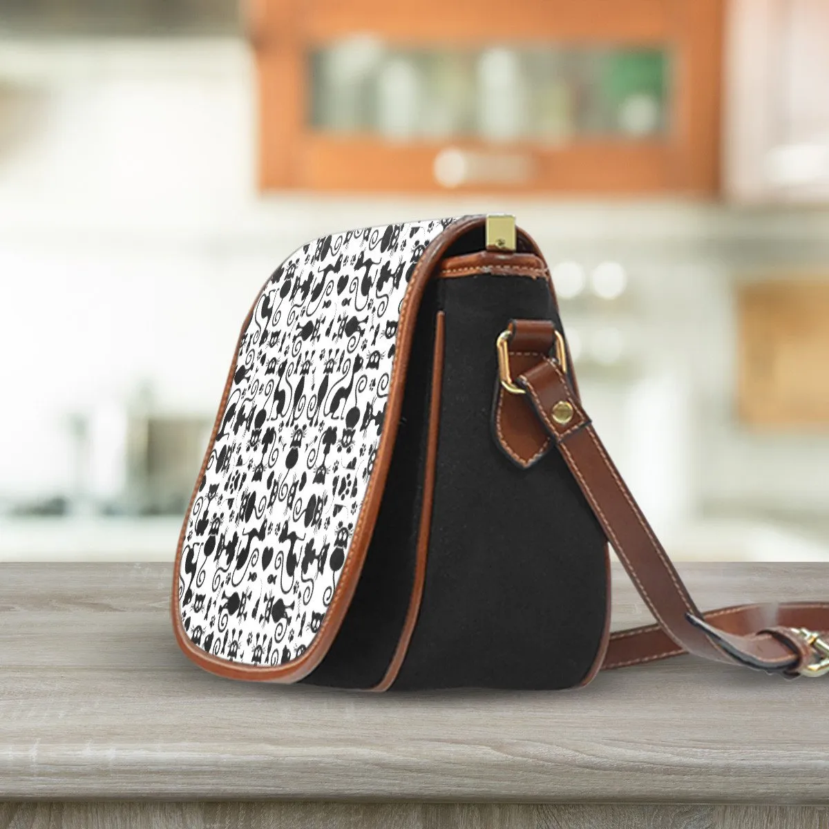 Cats Saddle Bag White