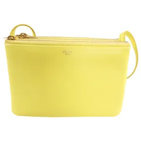 Celine Citron Yellow Small Trio Crossbody Bag