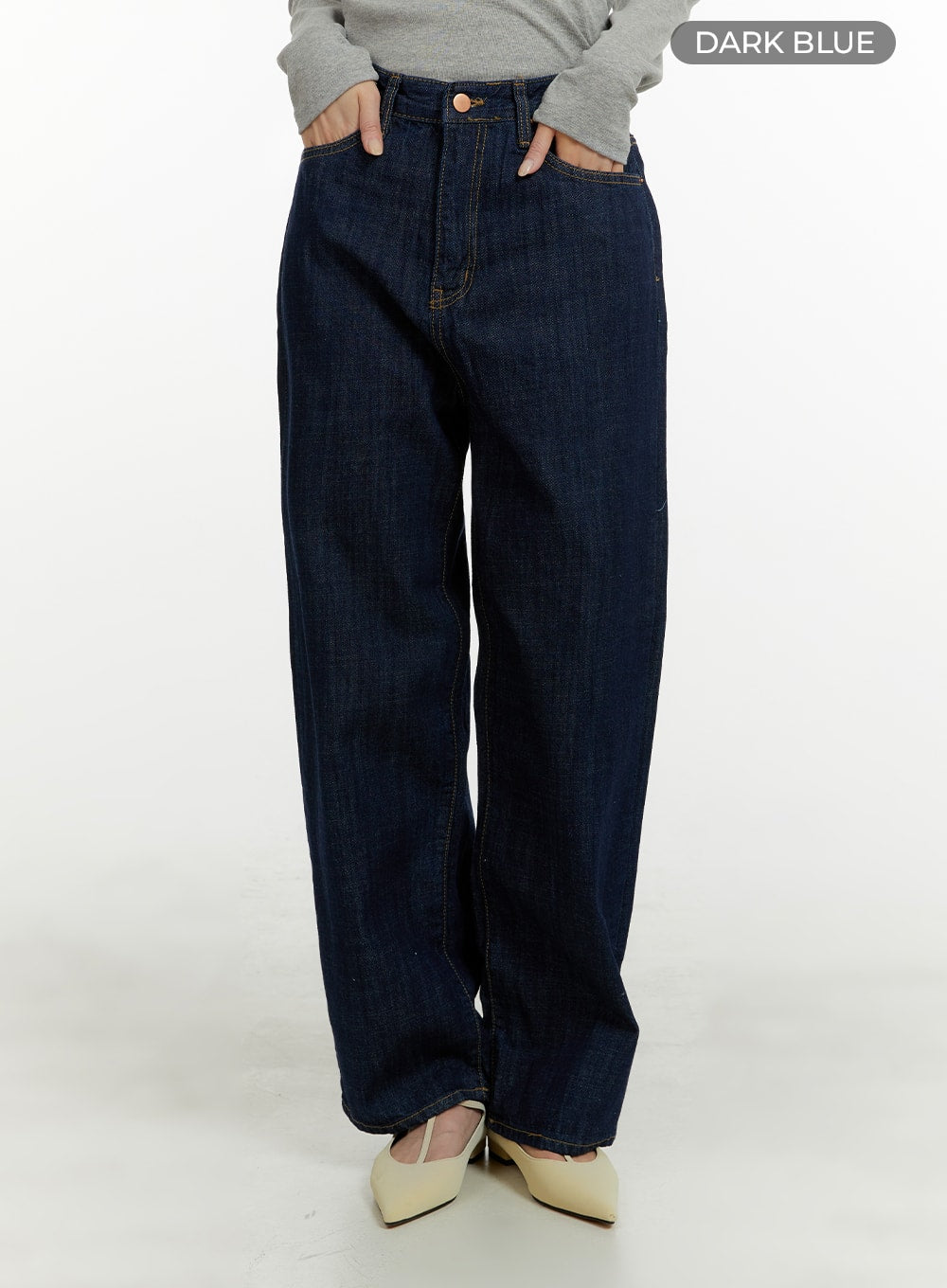 Classic Cotton Straight Jeans OA405