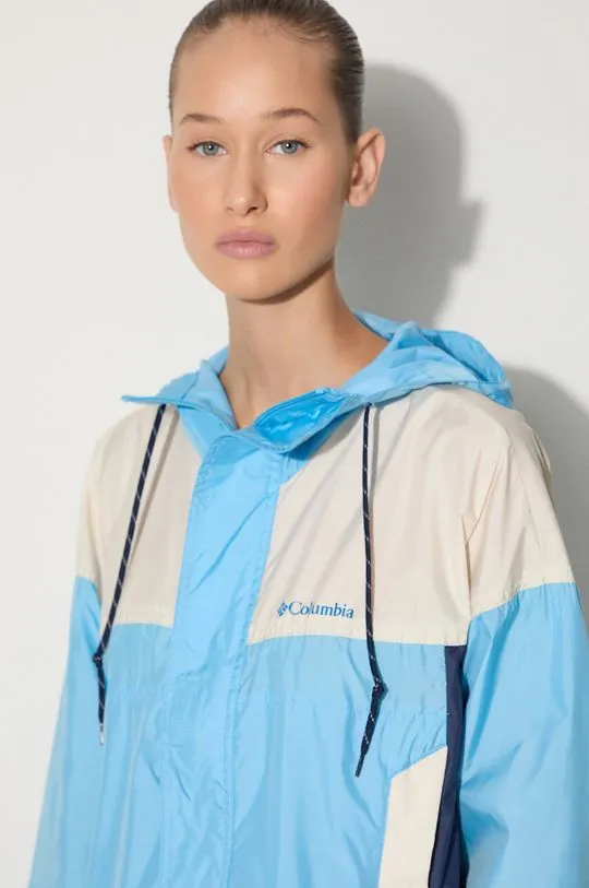 Columbia outdoor jacket Flash Challenger blue color