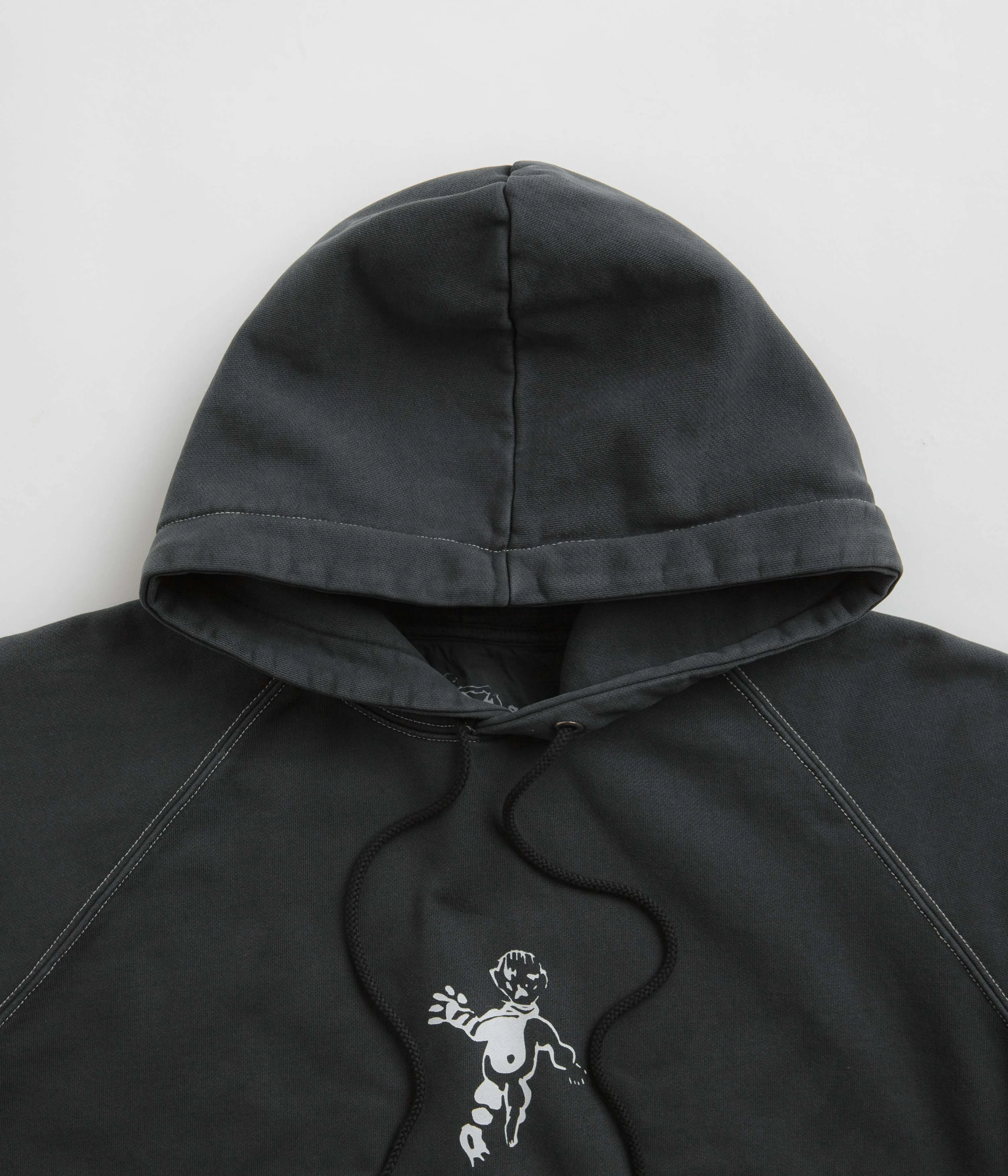 Dancer OG Logo Hoodie - Black / White Stitch