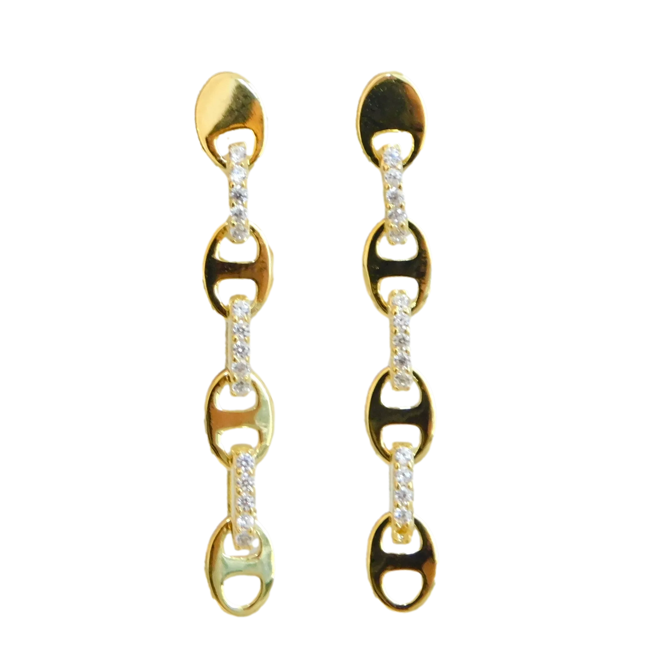 Drop Link Earrings