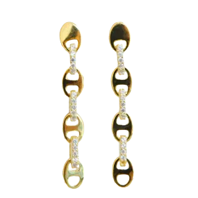 Drop Link Earrings