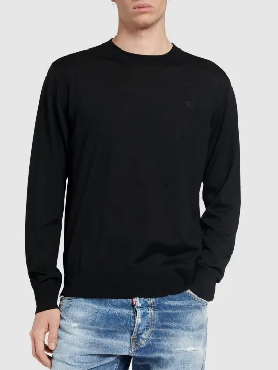 Dsquared2   Crewneck wool sweater 