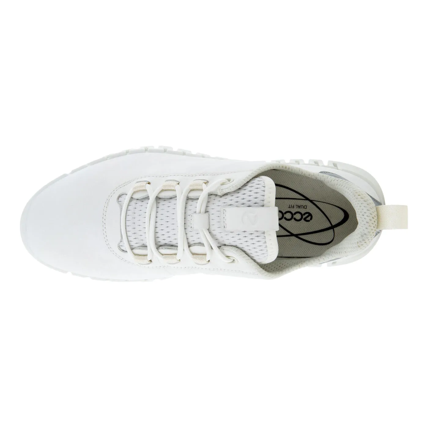 Ecco Women's Gruuv Sneaker in White Light Grey