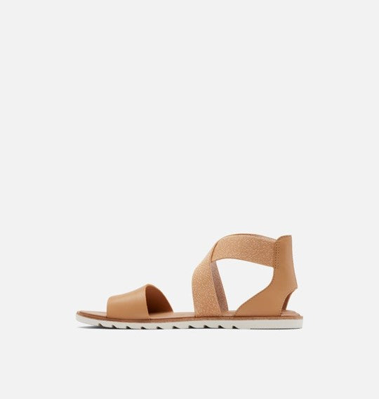 Ella II Women's Leather Sandal - Honest Beige, Chalk