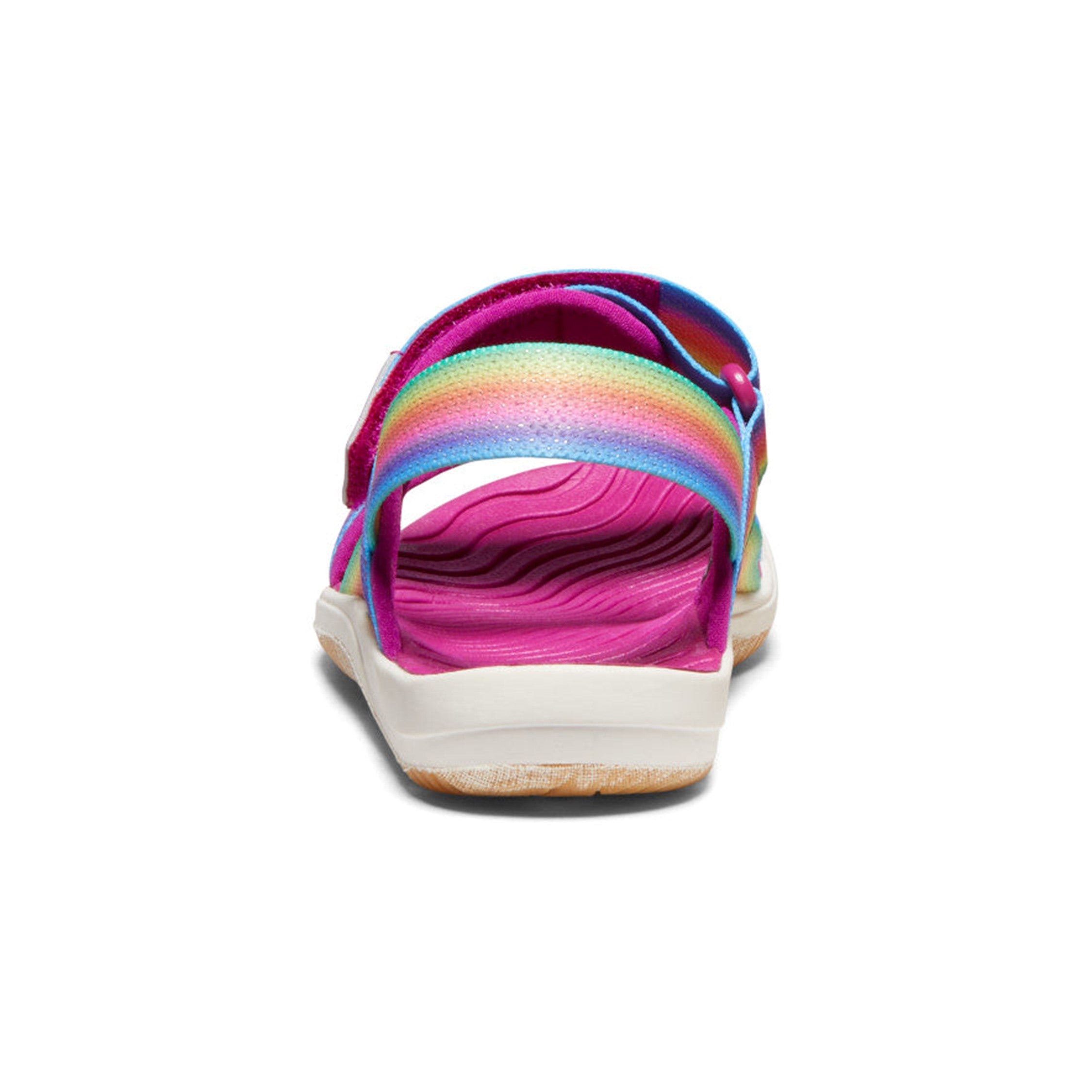 Elle Backstrap Kids' Sandal - Rainbow/Festival Fuchsia