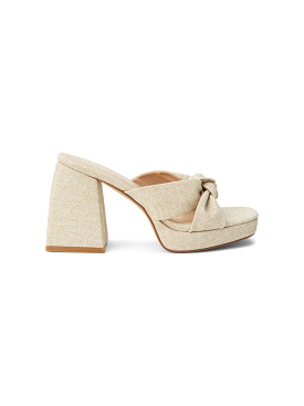 Esme Natural Chunky Heel