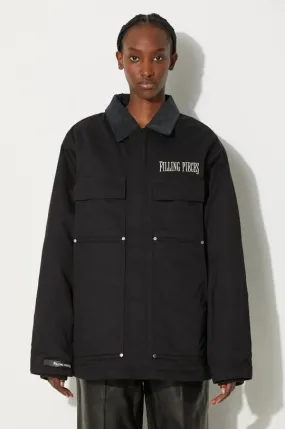 Filling Pieces jacket Corduroy black color