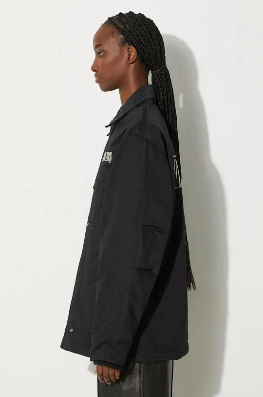 Filling Pieces jacket Corduroy black color