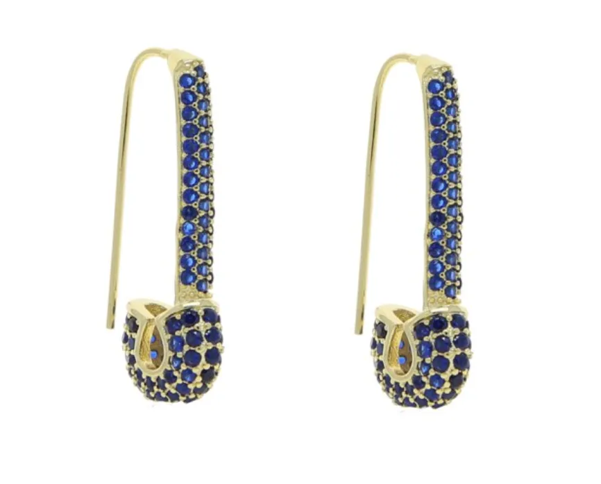 Gem Pin Earrings