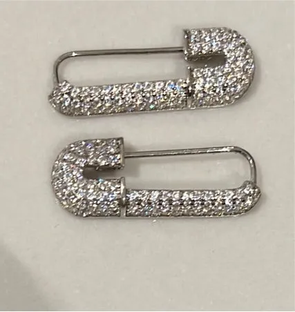 Gem Pin Earrings