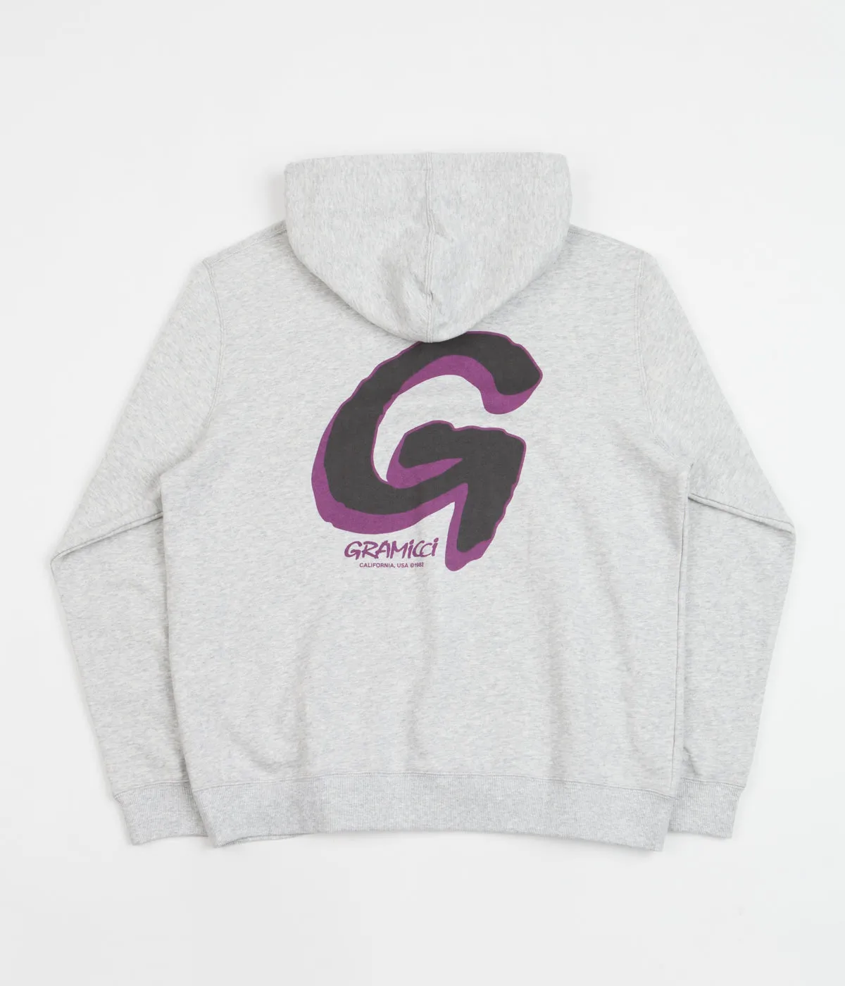 Gramicci Big G-Logo Hoodie - Ash Heather