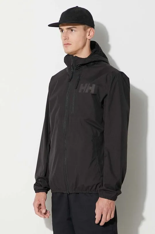 Helly Hansen outdoor jacket Belfast black color