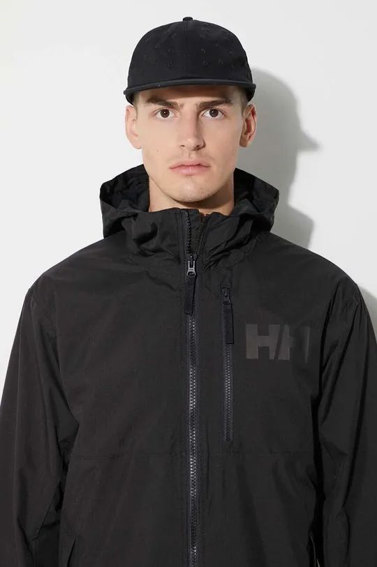 Helly Hansen outdoor jacket Belfast black color