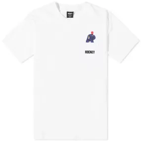 Hockey Droid Pocket Tee White