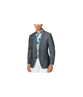 I-N-C Mens Long Sleeve Two Button Blazer Jacket