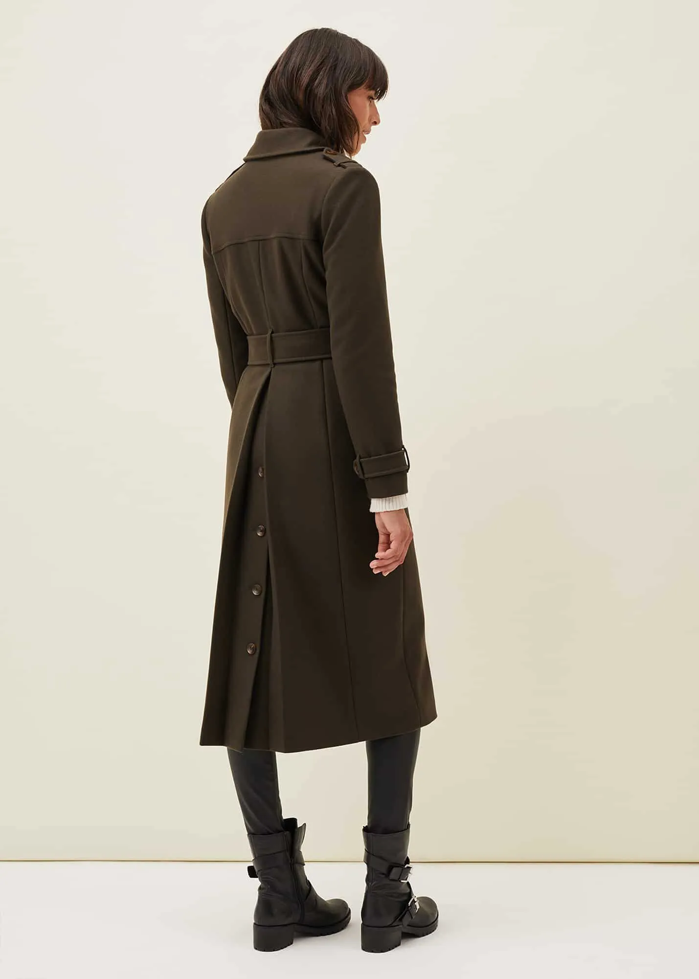 Imie Wool Trench Coat