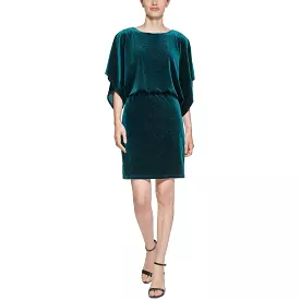 Jessica Howard Womens Velvet Dolman Cocktail and Party Dress