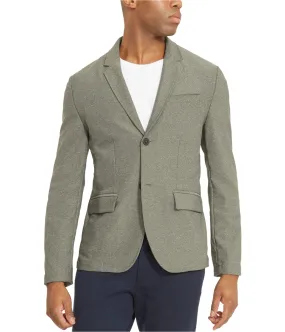 Kenneth Cole Mens Knit Two Button Blazer Jacket, TW1