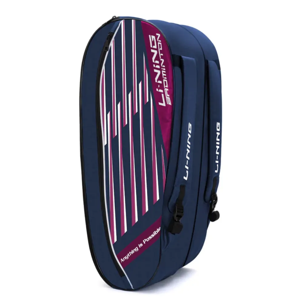 Li-Ning Flash Badminton Kit Bag (Navy/Purple)