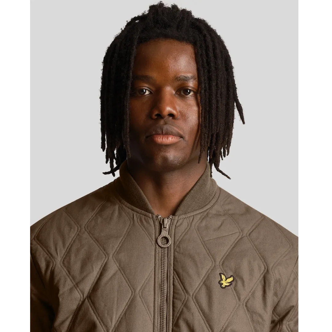 Lyle & Scott Branded Linden Khaki Short Lightweight Jacket