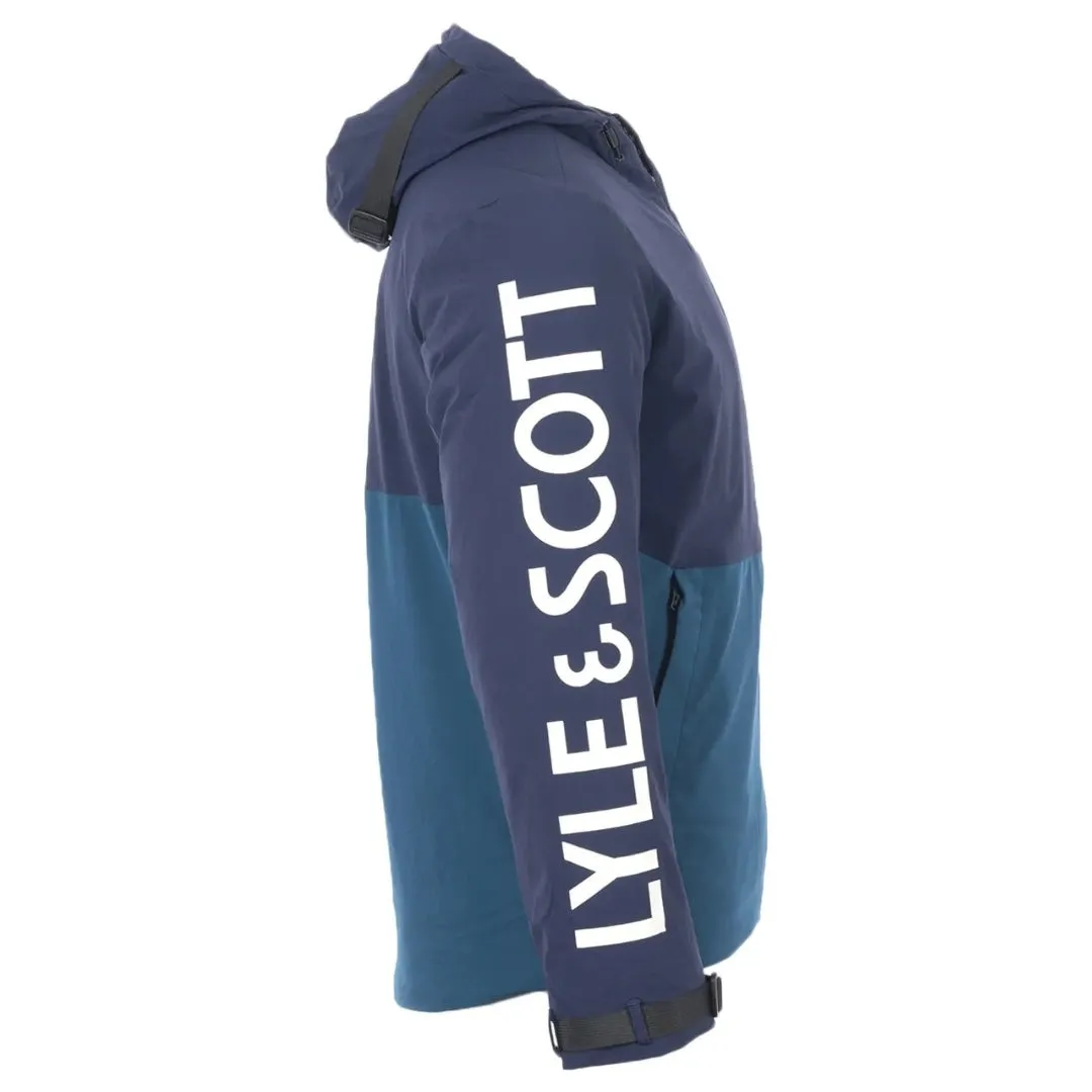 Lyle Scott Logo Insulated Navy Jacket