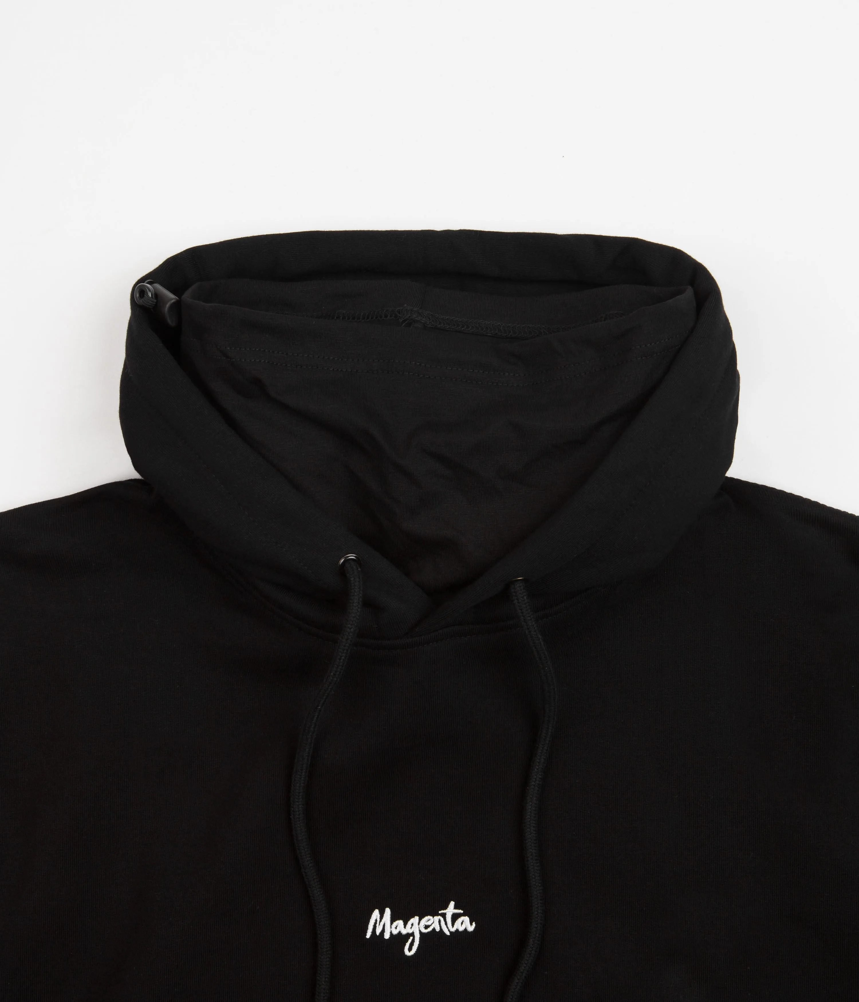 Magenta Mask Hoodie - Black