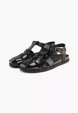 Malene Sandal Leather - Black