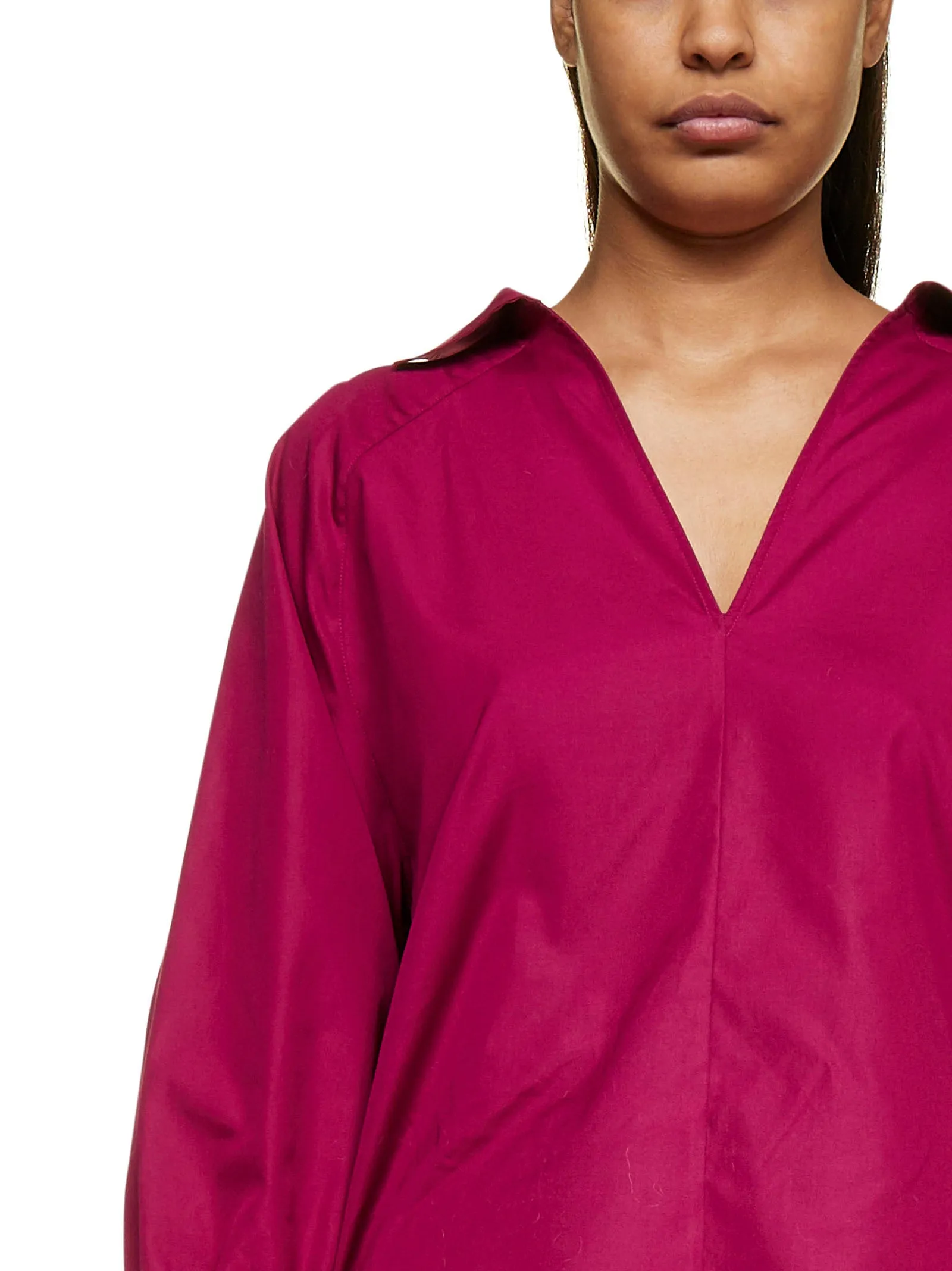 Marni Spread Collar Poplin Blouse