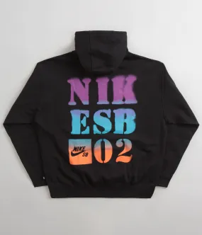 Nike SB Stencil Hoodie - Black