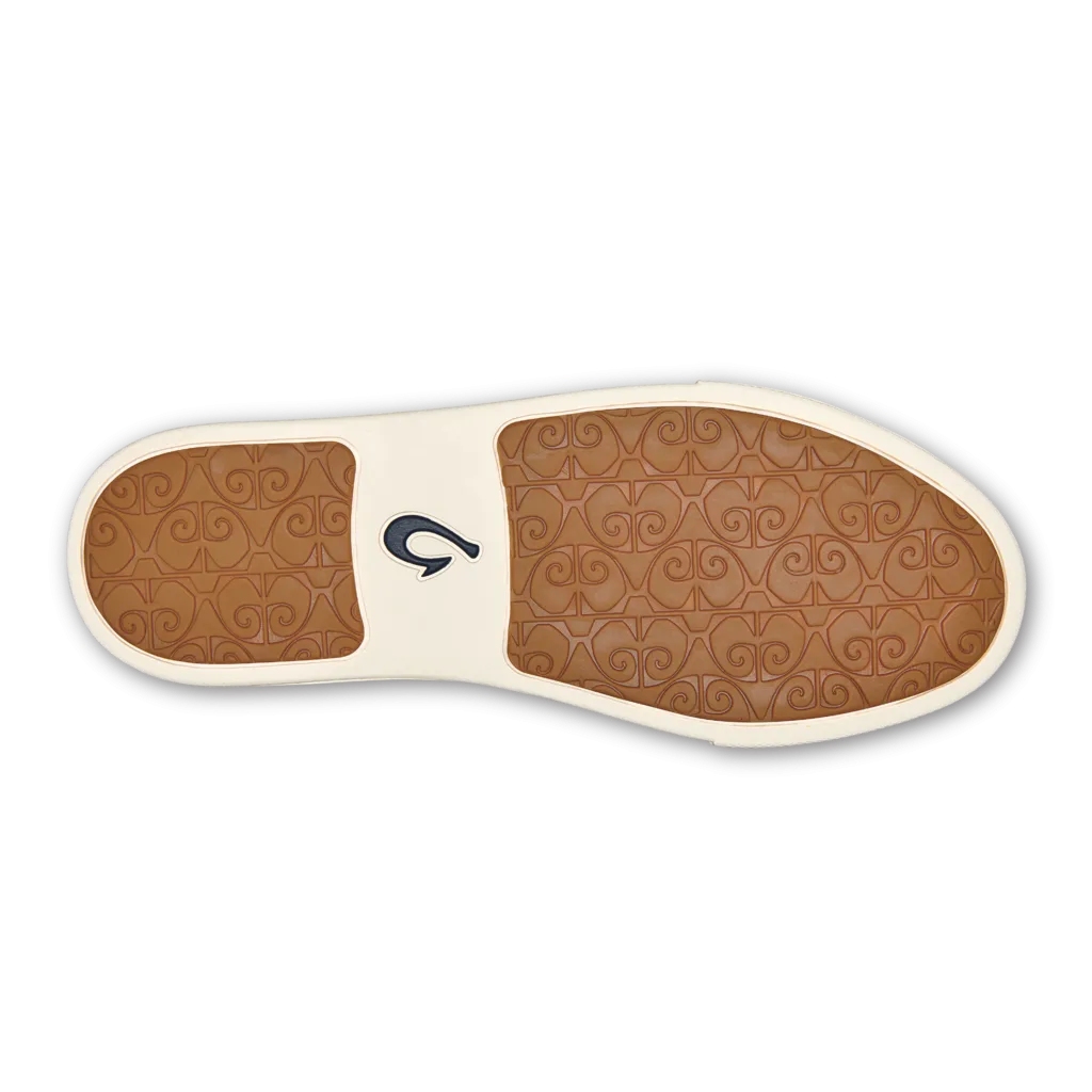 Olukai Womens Pehuea Lī ‘Ili Leather Sneaker- Tan Leather