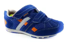 Pediped Navy Orange Sneaker