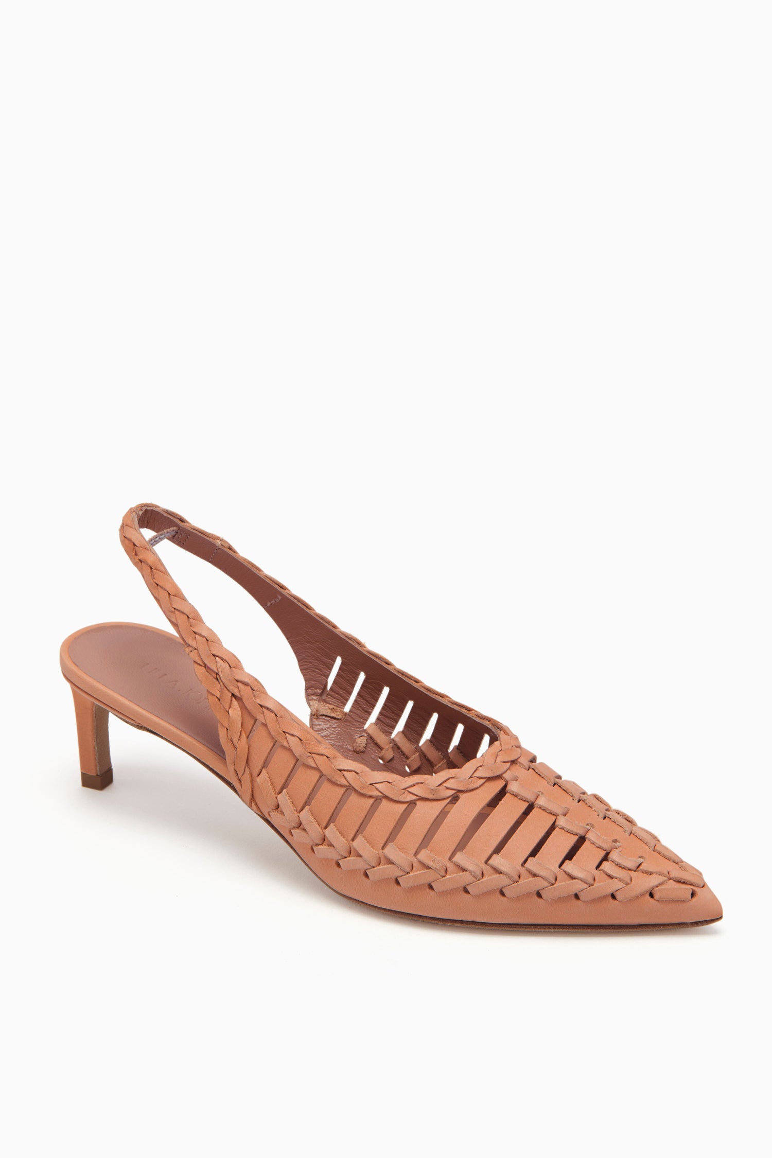 Penelope Kitten Heel - Pecan Brown